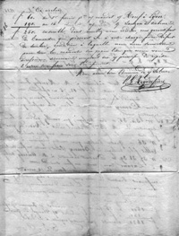 Lettre Reydor pour l'envoi d'horloges et cabinets - 2