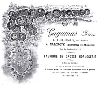 Lettre  entte de maison Gugumus